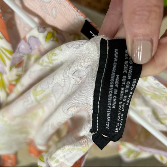 Kassatex cravings floral kimono kaftan maxi lounge wrap dress robe sz 2 large - Picture 9 of 10